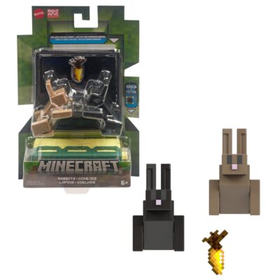 Minecraft Vanilla Figura de Brinquedo Coelho deco 3.25″