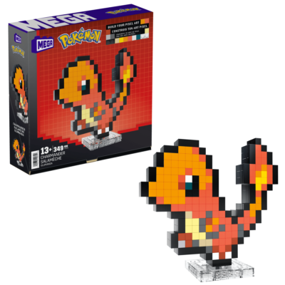 MEGA Pokémon Charmander Building Toy Kit (349 Pieces) Retro Set For Collectors