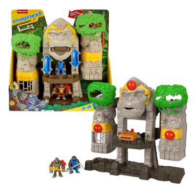 Imaginext-Forteresse des Gorilles-Coffret Figurines et Accessoires