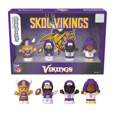 Little People Collector Minnesota Vikings Special Edition Set For Adults & NFL Fans, 4 Figures