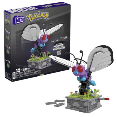 MEGA Pokémon Motion Butterfree With Motion Brick Building Set For Collectors (605 Pcs)