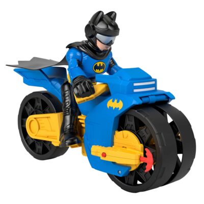 Imaginext DC Super Friends-Batcycle XL et Batman-Figurine de 25 Cm