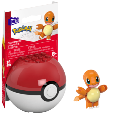 MEGA Pokémon Juguete de Construcción Pokébola Evergreen Charmander