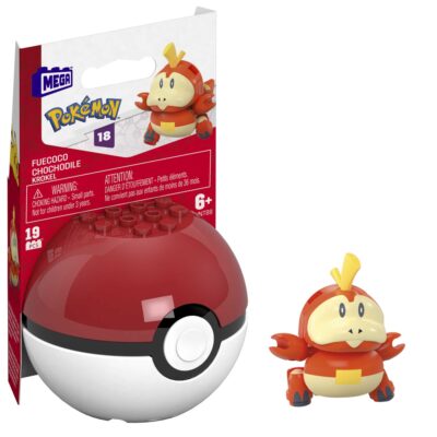 MEGA Pokémon Juguete de Construcción Pokebola Coleccionable de Fuecoco