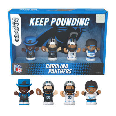 Little People Collector Carolina Panthers Special Edition Set For Adults & NFL Fans, 4 Figures