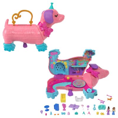 Polly Pocket Dolls Puppy Party Playset