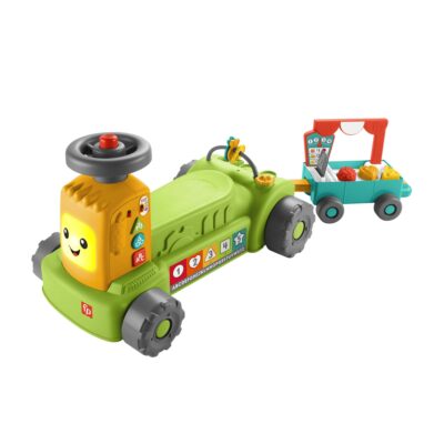 Fisher-Price Brinquedo para Bebês Trator de Aprendizagem 4 em 1