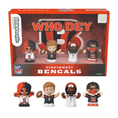 Little People Collector Cincinnati Bengals Special Edition Set For Adults & NFL Fans, 4 Figures