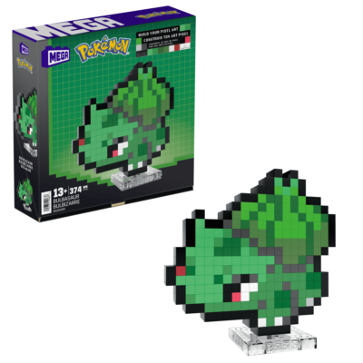 MEGA Pokémon Bulbasaur Building Toy Kit (374 Pieces) Retro Set For Collectors