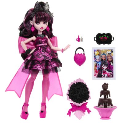 Monster High Draculaura Doll in Monster Ball Party Dress With Accessories