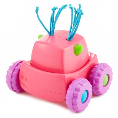 Fisher-Price Juguete para Bebés Monstruo Presiona Y Persigue Rosa