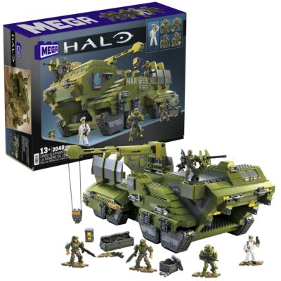 MEGA Halo UNSC Elephant Sandnest Building Kit With 5 Micro Action Figures (2041 Pieces)