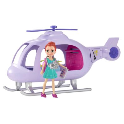 Polly Pocket Set de Juego Helicóptero de Vacaciones