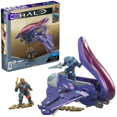 Mega  Halo  Coffret de Construction  Banshee Rebelle, 2Figurines