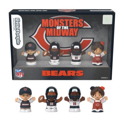 Little People Collector Chicago Bears Special Edition Set For Adults & NFL Fans, 4 Figures