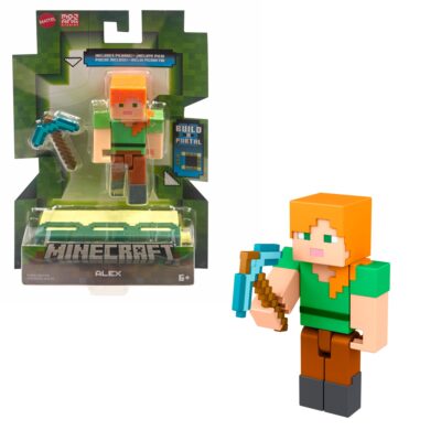 Minecraft Vanilla Figura de Brinquedo Alex 3.25″