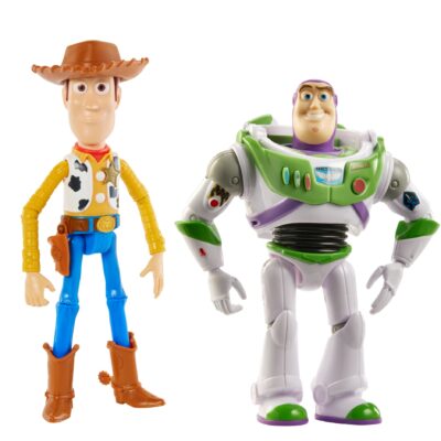 Disney And Pixartoy Story Action Figure 2-Pack Woody And Buzz Retro Reimagined