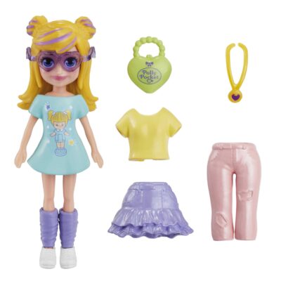 Polly Pocket Set de Juego Paquete de Modas Polly Shimmer