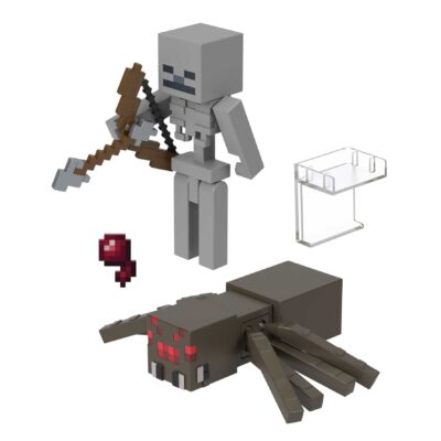 Minecraft Toys, 2-Pack Of Action Figures, Gifts For Kids