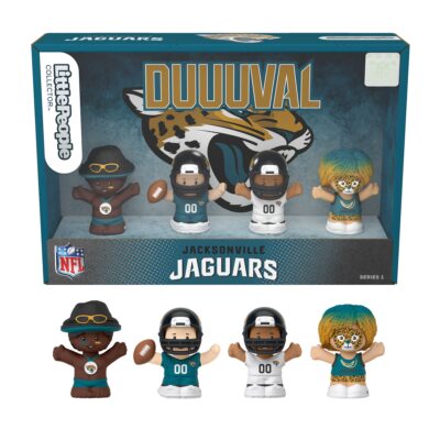 Little People Collector Jacksonville Jaguars Special Edition Set For Adults & NFL Fans, 4 Figures