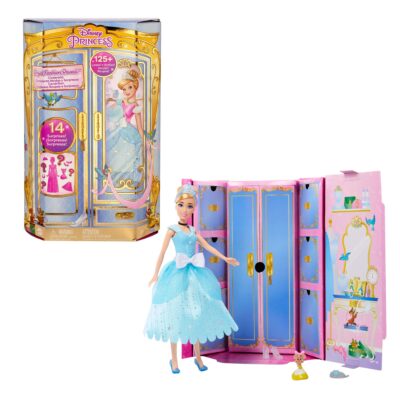 Disney Princess Toys, Fashion Surprise Cinderella Doll And Accessories