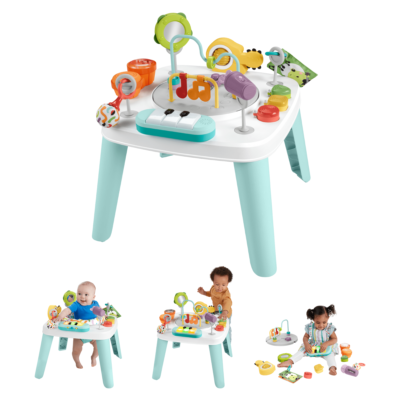 Fisher-Price 3-in-1 Hit Wonder Baby Activity Center & Toddler Play Table With Music & Lights