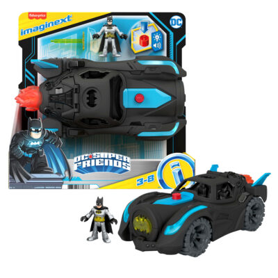 Imaginext DC Super Friends Vehículo de Juguete Batimóvil Luces y Sonido