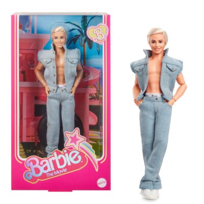 Barbie the Movie Collectible Ken Doll Wearing Denim Matching Set