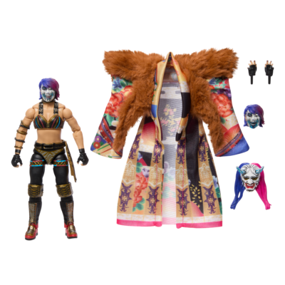 WWE Ultimate Edition Asuka Action Figure & Accessories Set, 6-inch Collectible, 30 Articulation Points