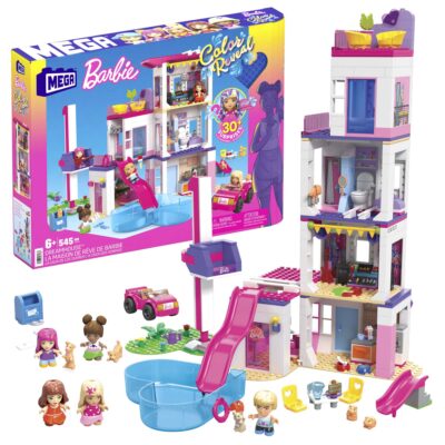 MEGA Barbie Color Reveal Dreamhouse Toy Building Set