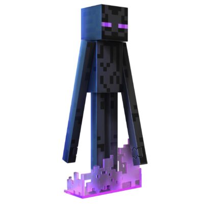 Minecraft Diamond Enderman Action Figure With Accessories, 5.5-inch Toy Collectible