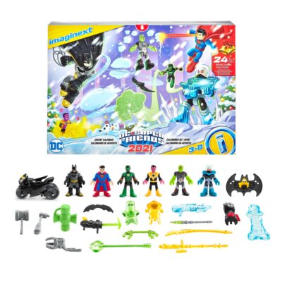 Imaginext DC Super Friends Advent Calendar, 24 Mystery Toys