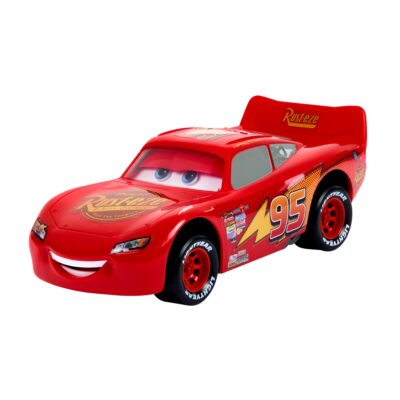 Disney And Pixar Cars Moving Moments Lightning Mcqueen Toy Car With Moving Eyes & Mouth